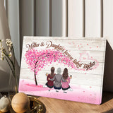 Forever Linked Together - Personalized Mother's Day Mother Canvas And Poster
