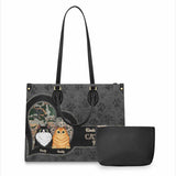 Cat Mom - Personalized Cat Leather Handbag