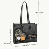 Cat Mom - Personalized Cat Leather Handbag
