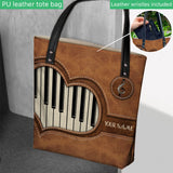 Piano Personalized Tote Bag