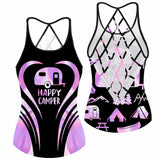Happy Camper - Camping Cross Tank Top