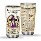 I'm Not Sugar And Spice - Personalized Witch Tumbler