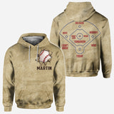 Love Baseball - Personalized Baseball All Over Shirt
