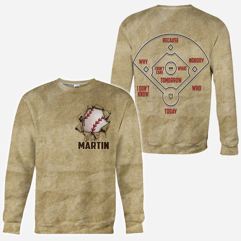 Love Baseball - Personalized Baseball All Over Shirt