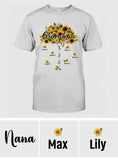 Live Love Spoil Sunflower Umbrella - Personalized Grandma T-shirt and Hoodie 1021