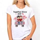 Together Since - Personalized Couple T-shirt and Hoodie