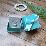 Many Color Bow - Bow Necklace Earrings Jewelry Box