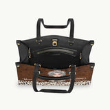 Nana's Get Away Bag - Personalized Mother's Day Grandma Leather Handbag