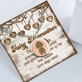 Best Dog Mom Ever - Personalized Mother's Day Dog Round Pendant Necklace