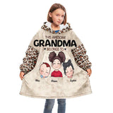 This Grandma Belongs To - Personalized Mother's Day Grandma Blanket Hoodie