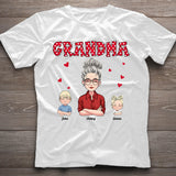 Grandma/ Mother And Kids - Personalized Mother's day Mother T-shirt and Hoodie