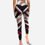 Baseball Mom - Personalized Cross Tank Top and Leggings