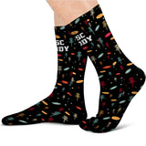 Disc Daddy - Disc Golf gift for dad, grandma, grandpa, mom - Personalized Socks