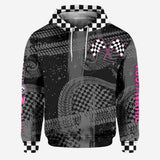Race Wife Feelin' Kinda IDGAF - Personalized Racing Hoodie And Leggings