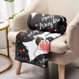 Steal My Heart Not My Blanket - Personalized Couple Blanket