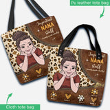 Important Nana Stuff - Personalized Mother's Day Grandma Tote Bag