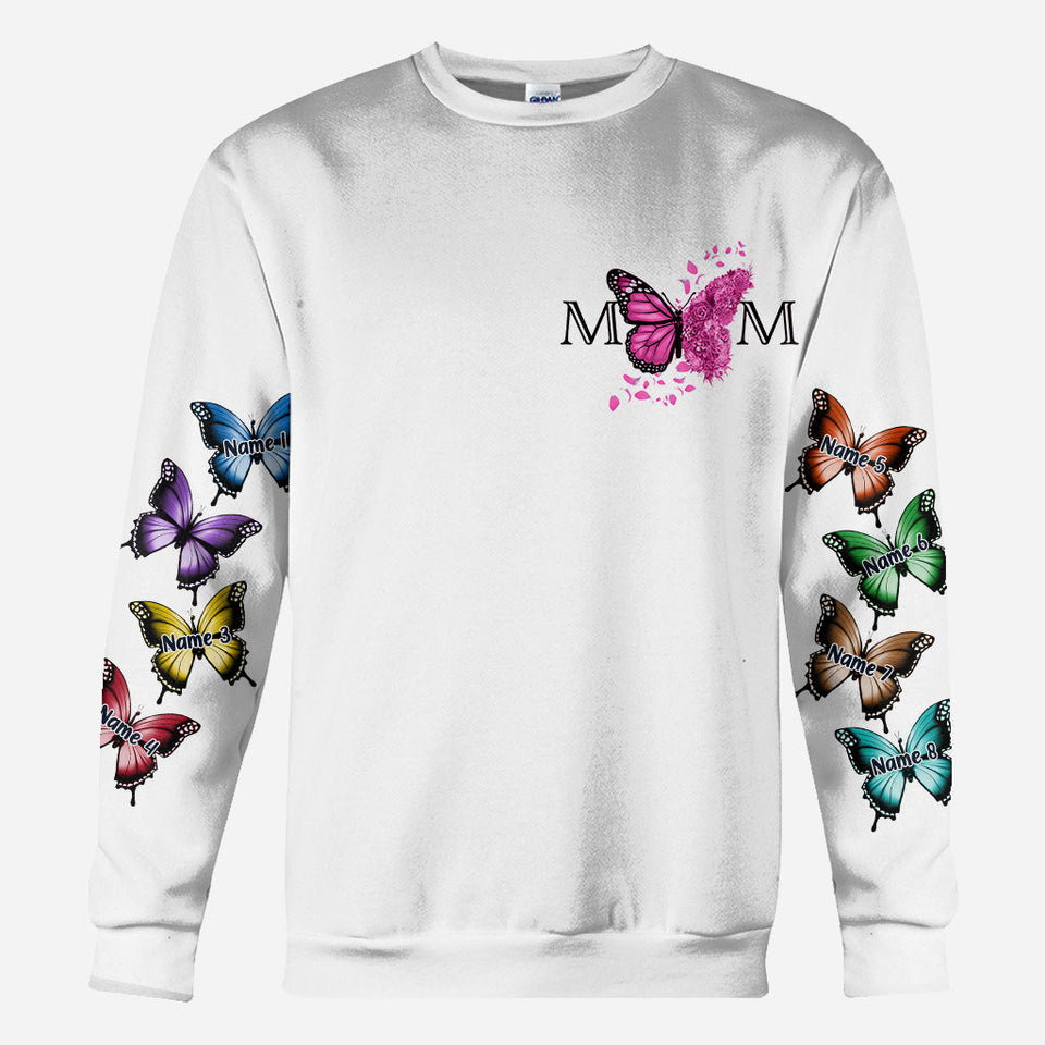 Mother And Children - Personalized Mother's Day Mother All Over T-shirt and Hoodie