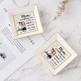 You Helped Me To Be - Personalized Mother Jewelry Dish