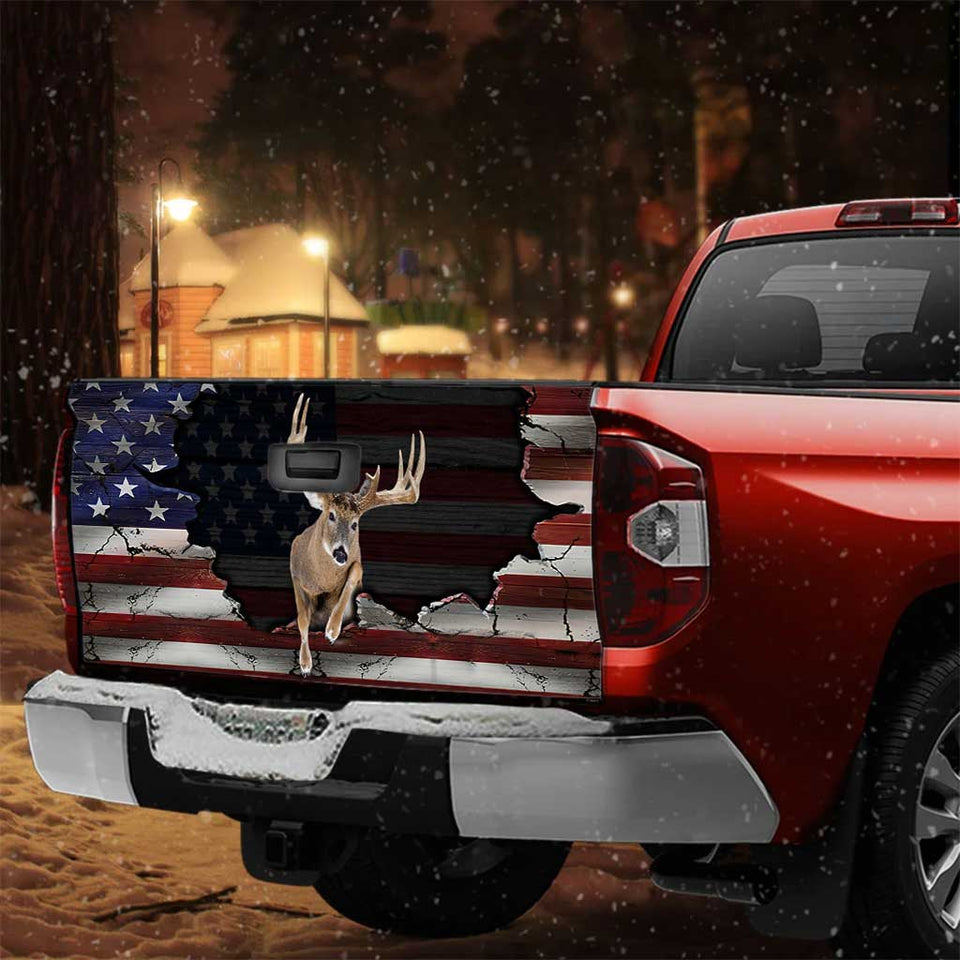 Love Hunting - Independence Day Truck Tailgate Decal
