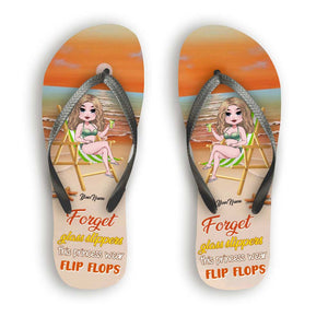 Forget Glass Slippers - Personalized Sea Lover Flip Flops