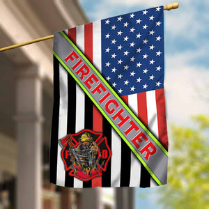 Firefighter House Flag