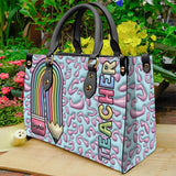 Teacher Life - Personalized Teacher Leather Handbag