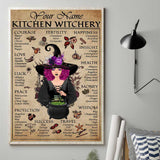 I Believe In God And Goddess - Witch Personalized Poster