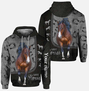 Love Horses - Personalized Hoodie and Leggings