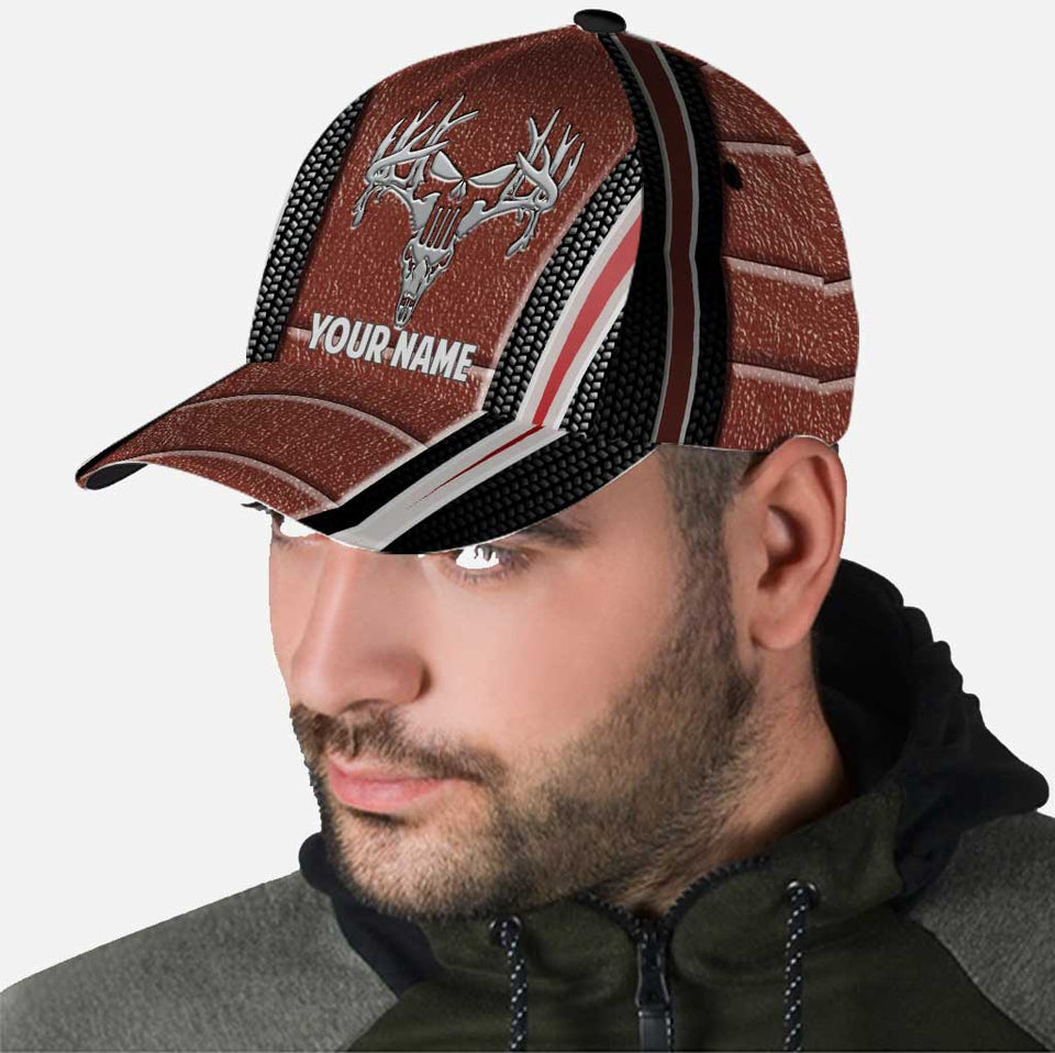 Love Hunting -  Personalized Classic Cap With Metal Pattern Print