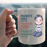 Favorite Grandma Since - Personalized Grandma Mug