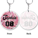 Volleyball Team - Personalized Volleyball Transparent Keychain