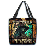 Check Ya Energy - Personalized Witch Tote Bag