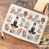 Just A Girl Who Loves Books - Personalized Book Passport Holder