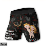 You Make Me Smile - Personalized Hunting Men’s Boxer Briefs