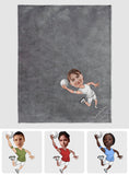 Love Sports - Personalized Volleyball Blanket