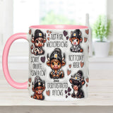 Just A Girl Who Loves Highland Cows - Personalized Accent Mug
