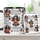 Just A Girl Who Loves Highland Cows - Personalized Accent Mug