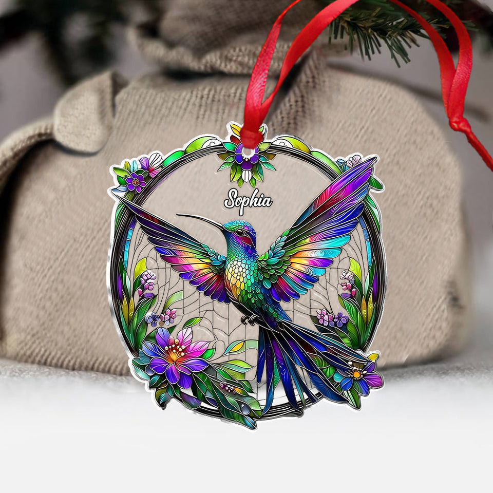 Beatiful Hummingbird - Personalized Hummingbird Ornament