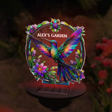 Stunning Hummingbird, Bee, Butterfly... - Personalized Gardening Garden Solar Light