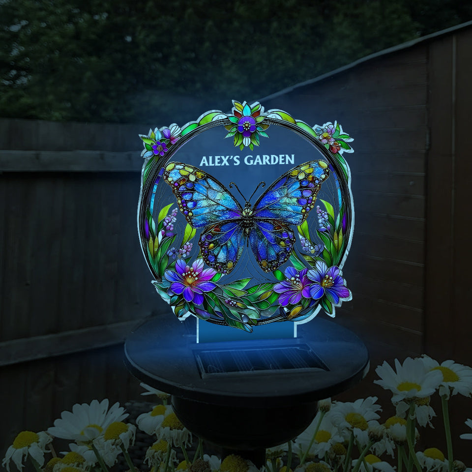 Colorful Butterfly, Bee, Humming Bird... - Personalized Gardening Garden Solar Light