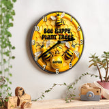 Gardening Time - Personalized Gardening Wall Clock