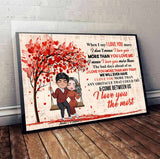 I Love You Most Couple - Personalized Poster