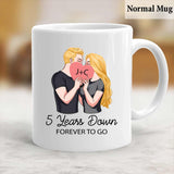 Forever To Go - Personalized Couple Mug