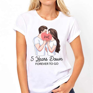 Forever To Go - Personalized Couple T-shirt and Hoodie