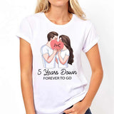 Forever To Go - Personalized Couple T-shirt and Hoodie
