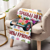 We'll Be Friends 'Til We're Old And Senile - Personalized Bestie Blanket