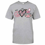 Peace Love One Hip Teacher - Personalized T-shirt and Hoodie