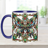 Stunning Butterfly - Personalized Butterfly Accent Mug