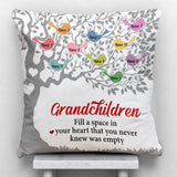 Grandma Family Tree - Personalized Mother's Day Grandma Throw Pillow