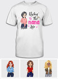 Rockin' The Nana Life - Gift for grandma, mom - Personalized T-shirt And Hoodie
